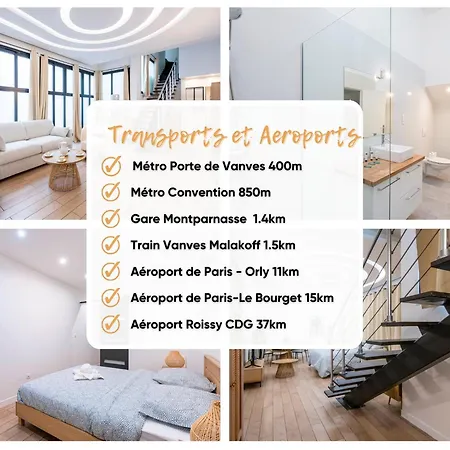 Magnifique Loft Le Brando - 3 - 2 Salles De Bain - 10 Personnes - Proximite Parc Des Expositions Appartamento Parigi